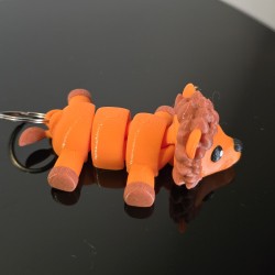 Brelok Lew Grzywek – Król Dżungli w Twojej Kieszeni | PrestigePrint3D