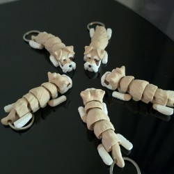 Brelok Riko Rozrabiak – uroczy piesek 3D | PrestigePrint3D