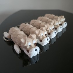 Brelok Riko Rozrabiak – uroczy piesek 3D | PrestigePrint3D