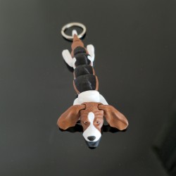 Uszaty Henio – brelok basset hound 3D | PrestigePrint3D