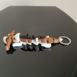 Uszaty Henio – brelok basset hound 3D | PrestigePrint3D