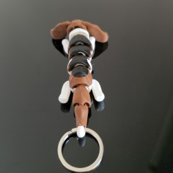 Uszaty Henio – brelok basset hound 3D | PrestigePrint3D