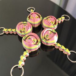 AstroMortis – brelok szkieletor astronauta 3D | PrestigePrint3D