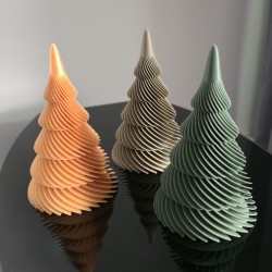 Choinka Merry Spi – spiralna ozdoba świąteczna 3D | PrestigePrint3D