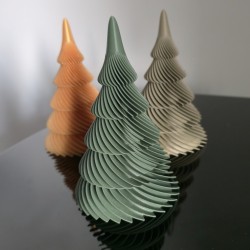 Choinka Merry Spi – spiralna ozdoba świąteczna 3D | PrestigePrint3D