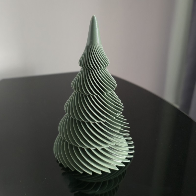 Choinka Merry Spi – spiralna ozdoba świąteczna 3D | PrestigePrint3D
