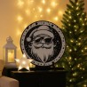 Cool Claus – nowoczesny Mikołaj Ø34 cm | Ozdoba świąteczna 3D | PrestigePrint3D
