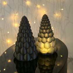 Choinka Bubble Tree 14,5 cm – ozdoba świąteczna 3D z PLA | PrestigePrint3D