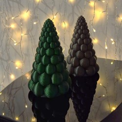 Choinka Bubble Tree 14,5 cm – ozdoba świąteczna 3D z PLA | PrestigePrint3D