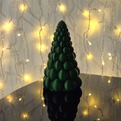 Choinka Bubble Tree 14,5 cm – ozdoba świąteczna 3D z PLA | PrestigePrint3D