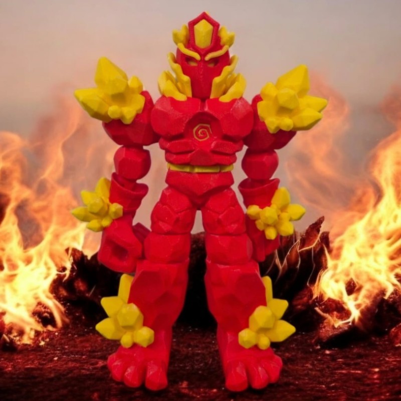 Poznaj niezwykłą kolekcję Władców Żywiołów – potężnych istot stworzonych na drukarkach 3D, inspirowanych energią natury