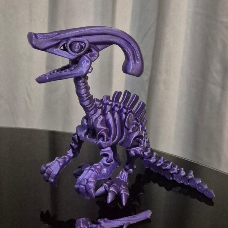 Flexi Szkieletor Parazaurolof – ruchomy dinozaur 3D 22 cm | PrestigePrint3D