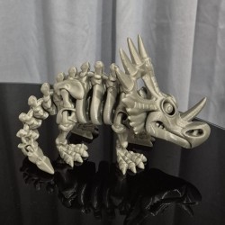 Flexi Szkieletor Styracosaurus – ruchomy dinozaur 3D 22 cm | PrestigePrint3D