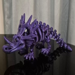 Flexi Szkieletor Styracosaurus – ruchomy dinozaur 3D 22 cm | PrestigePrint3D