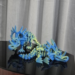 Flexi Szkieletor Styracosaurus – ruchomy dinozaur 3D 22 cm | PrestigePrint3D