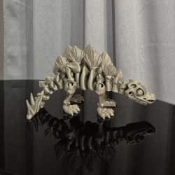 Flexi Szkieletor Stegosaurus – ruchomy dinozaur 3D 25 cm | PrestigePrint3D