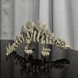 Flexi Szkieletor Stegosaurus – ruchomy dinozaur 3D 25 cm | PrestigePrint3D
