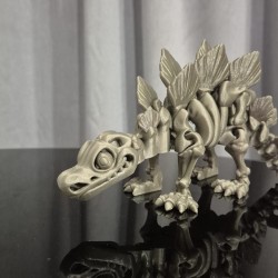 Flexi Szkieletor Stegosaurus – ruchomy dinozaur 3D 25 cm | PrestigePrint3D