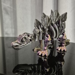 Flexi Szkieletor Stegosaurus – ruchomy dinozaur 3D 25 cm | PrestigePrint3D