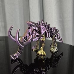 Flexi Szkieletor Mammoth – ruchomy mamut 3D 22,5 cm | PrestigePrint3D