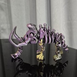 Flexi Szkieletor Mammoth – ruchomy mamut 3D 22,5 cm | PrestigePrint3D