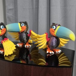 Flexi Tukan Rio 13 cm – ruchoma figurka ptaka 3D | PrestigePrint3D